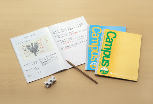 「キャンパスノート（幅広ドット入り罫線）」