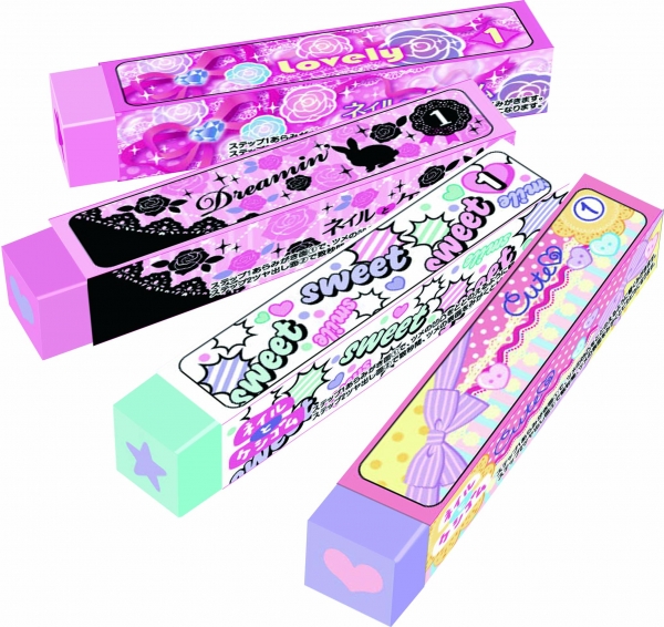 「ニコ☆プチ」のカリスマ読者モデルへのアンケート調査で誕生したデザイン柄４種