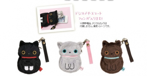 ぬいぐるみモバイルポーチ