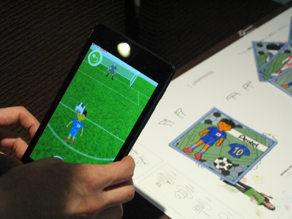 コースターにもらくがきを楽しめる仕掛けを用意・・・らくがきARアプリ『カクトAR』