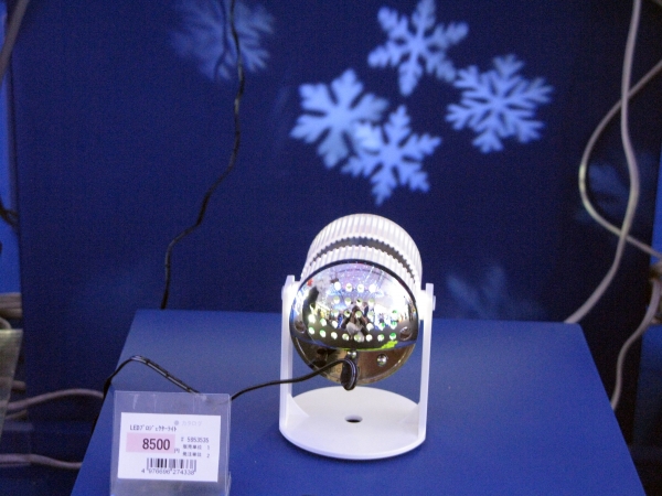 クリスマスイルミネーション「ＬＥＤプロジェクターライト　スノー」