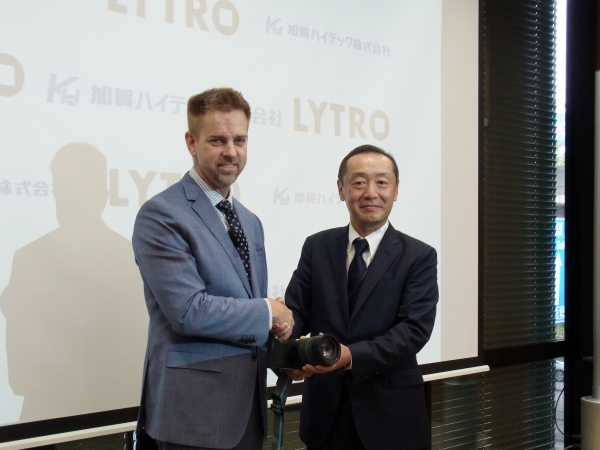     Lytro社 ジェフ・ハンセン副社長　加賀ハイテック 関祥治社長