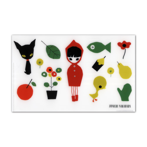 三つ折りクリアファイル　350円（税抜）