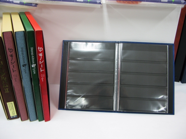 切手収集の定番アルバム！防湿性に富んだ二重保護ポケットのブックタイプ「スタンプアルバム」テージー