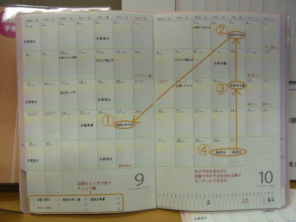 働く女性に、先の予定を見ながら今の予定を立てられる「先読み手帳」