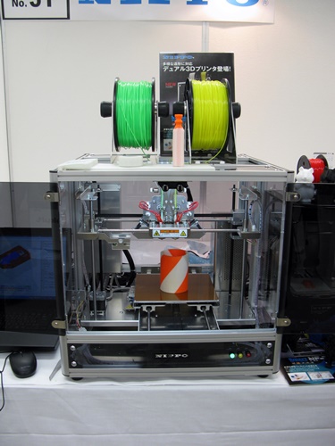 多様な造形に対応！2カラープリンティング機能搭載のデュアル3Ｄプリンタ登場　ニッポー