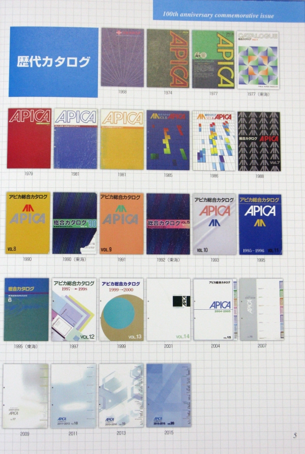 アピカ歴代カタログ