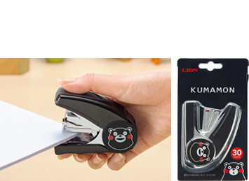 熊本県のＰＲマスコットキャラクターくまモンを起用したホッチキス