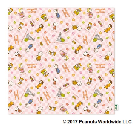 小風呂敷　チラシ柄　兼六園