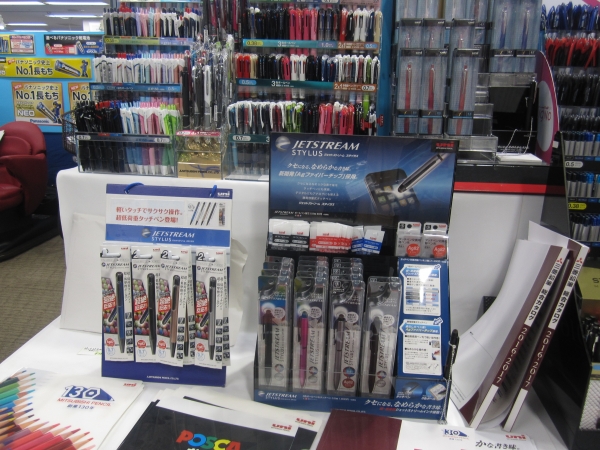 なめらかで超感度のジェットストリームスタイラス〈三菱鉛筆関西販売〉