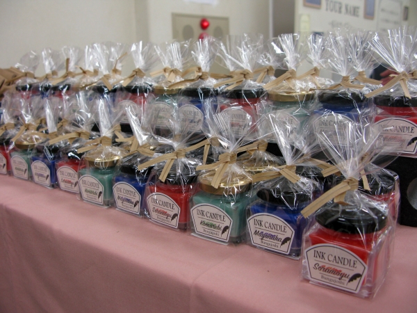 万年筆は普段使わないけど、インク瓶を見ると心がときめく・・・「オリジナルカラーキャンドル」