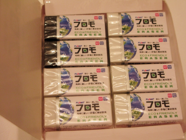 台湾の消しゴムトップシェアメーカー！消し能力96％地球に優しい非塩ビ消しゴム「フロモ」富楽夢股イ分有限公司