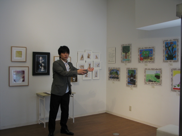 「第九回ニチバン巻心ＥＣＯプロジェクト」において、障がい者アーティストを対象に実施したデザインコンペの入賞作品七点