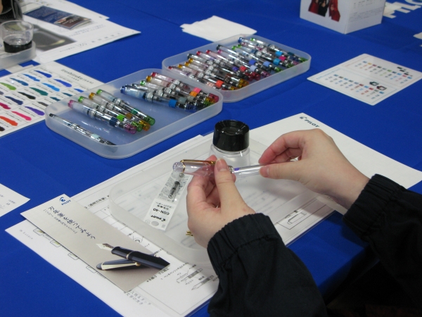 「パイロットの万年筆組立教室」をブングボックスブースにて開催