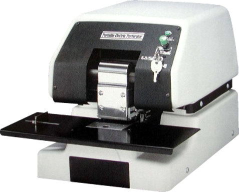 電動契印機「ＰＯー100」はコピー用紙60枚を一度に契印できます。