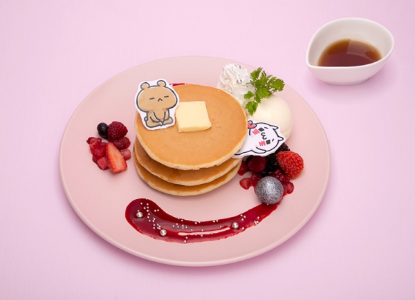 にゃんことくまのかくれんぼパンケーキ \1,390     (C)igarashi yuri／LINE