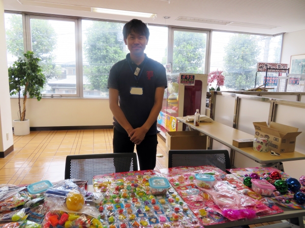 景品も多数揃えています！「当てくじ」