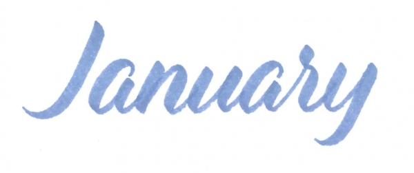 書き方　①1 色でなぞり書きする
