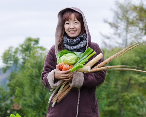 地元青森県の規格外野菜や、端材を使用