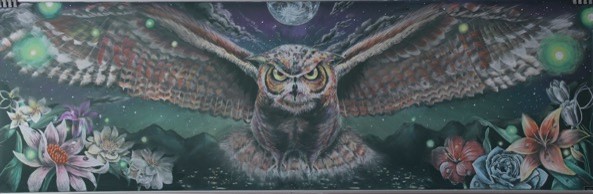 ＜優秀賞＞　埼玉県立大宮光陵高等学校 / とりずき(3人) / Colored owl