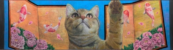 ＜優秀賞＞　福島県立会津学鳳高等学校 /会津学鳳高校美術部(6人) /掴め!!