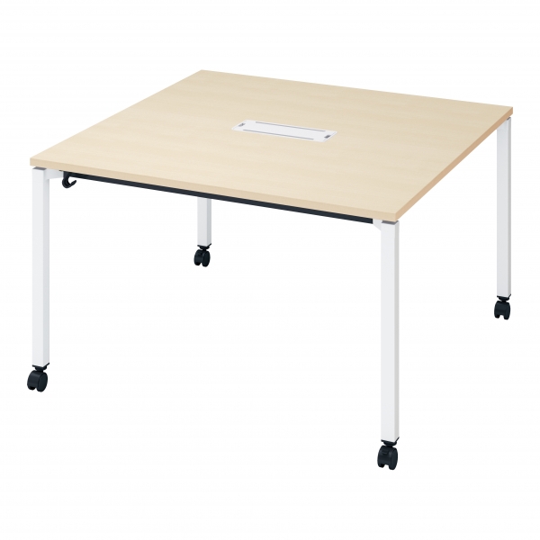 「INVENT（インベント）-FSデスク」 キャスター付きのため働く場所を自由に変えられます。ケーブル類をすっきり収納できる大容量の配線ボックスやカバンフックがついています。