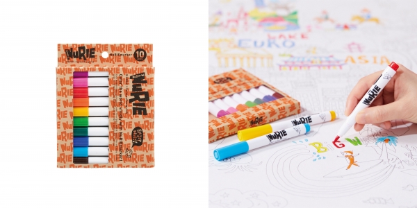 【対象商品】オリジナルカラー10 色　商品名：NuRIEmarker（ヌーリエマーカー）