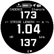 『Runmetrix』【サービスの主な内容】■走行データを手元で確認できる G-SHOCK フォーム指標画面