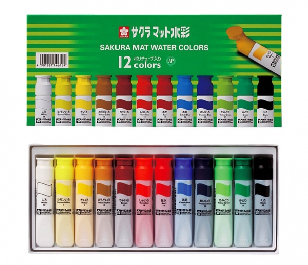1950年 発売　「マット水彩 絵の具」