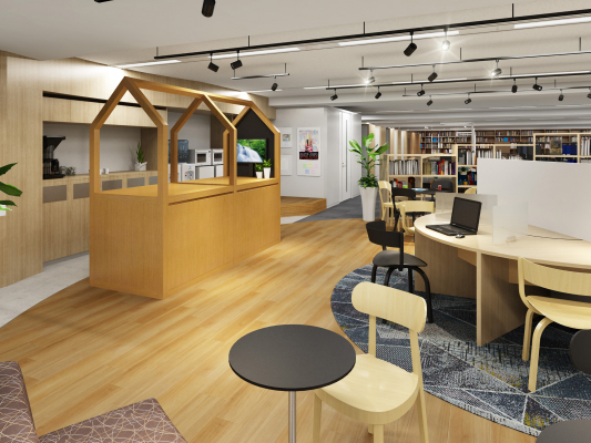 ■ワーカー同士の意識を高めるコミュニケーションスペース