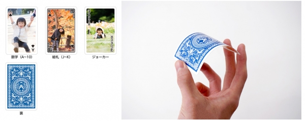オリジナルフォトトランプが作れます