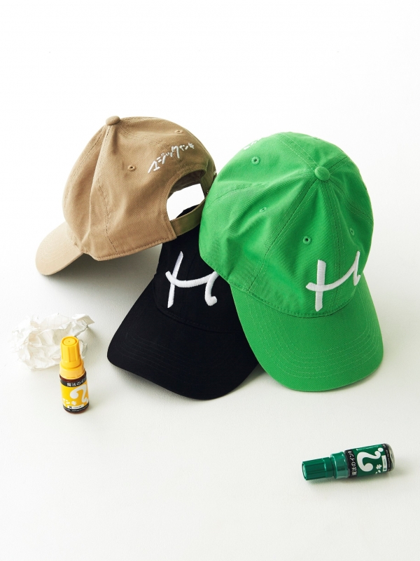 ④コラボキャップ 価格：3,300円（税込） カラー：全3種