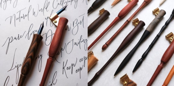 書くことがさらにたのしくなるカリグラフィー道具、紙雑貨とインクも集合