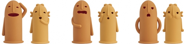 豊かな表情のはにわが登場