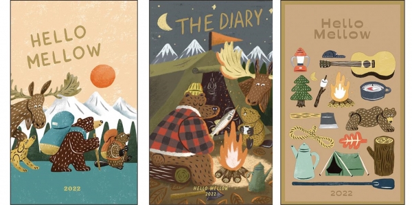 OKATAOKAダイアリー(グリーティングライフ)・・・各1,100円 