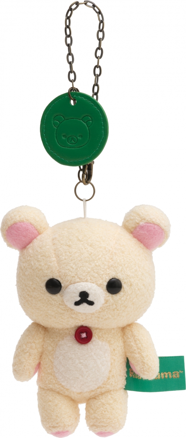 ■ぶらさげぬいぐるみ　コリラックマ　2,200円（税込）「リラックマとカオルさん」作中に登場するコリラックマのようなふわもふ素材のぶらさげぬいぐるみ