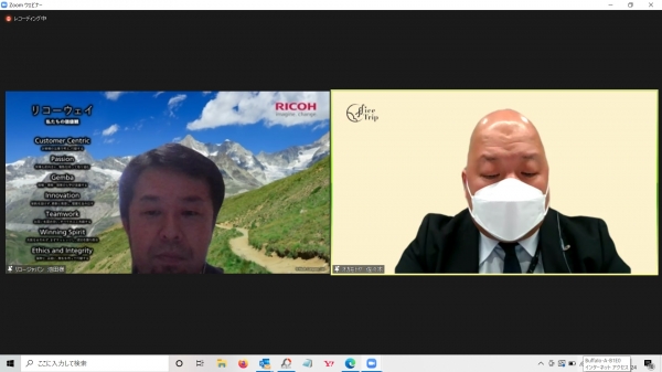 リコージャパン㈱ＩＣＴ事業本部マーケティングセンター池田憲哉氏が「実は難しくないんです ～クラウドサインの導入・実践～」をテーマに講演