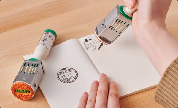 1.サンビー 日付スタンプ 東急ハンズ限定柄 各5,280円