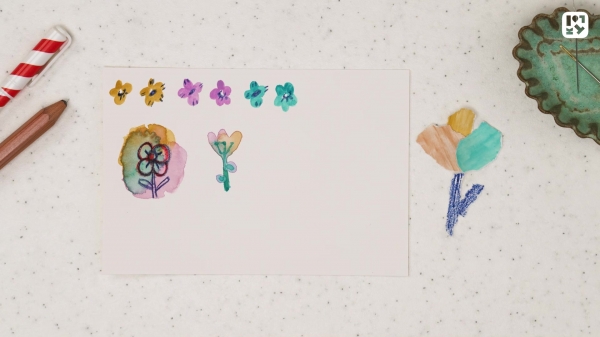 #04 パーツを描こう  　土台に貼る小さなパーツをつくります