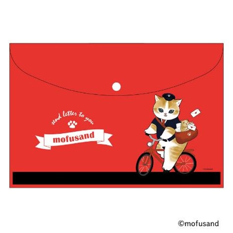 ■B5フラットケース　(7)配達にゃん