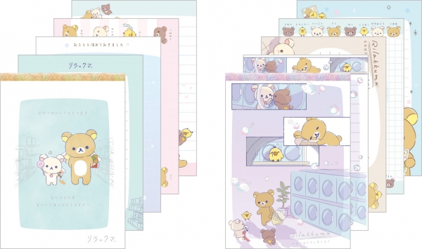 【リラックマ】～『あなたに寄り添うリラックマ』テーマ 商品ラインナップ一覧（一部）～ ●メモパッド（各385円※税込み）：本文は4種丁合♪
