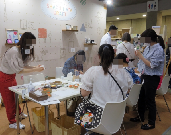 ワークショップではオリジナル「ピローボックづくり」を楽しめます！シヤチハタ