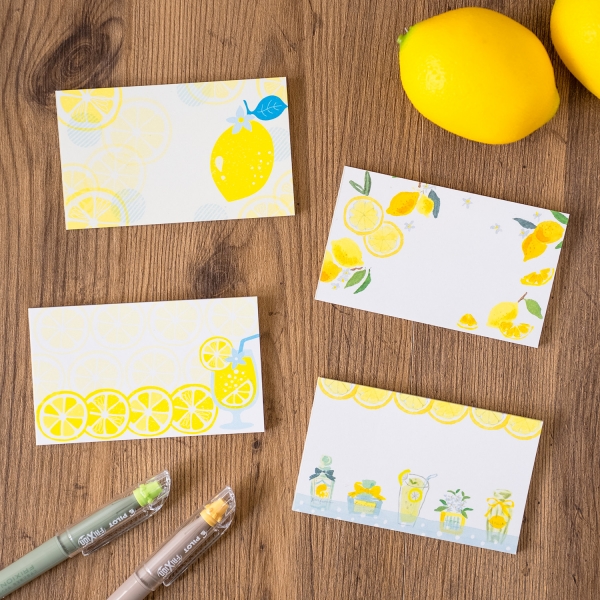 ＜新商品＞ 香る一筆メモ付箋(APJ) 　各440円