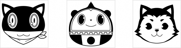 ●購入特典 ネーム9を1個購入するにつき、購入特典としてモルガナ、クマ、コロマルをデザインしたゴム印の中から、 お好きなデザインのゴム印を1個プレゼントします。