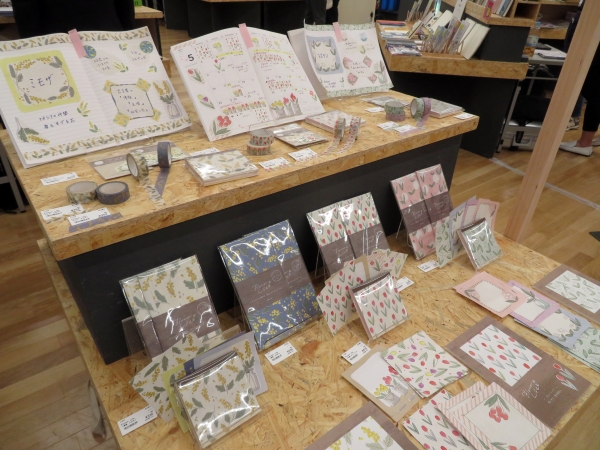 MDS・古川紙工のコラボ「Flower Life」ミモザ、チューリップ、スズラン モチーフのメモ帳・ますきんぐテープ・フレークシール・一筆箋