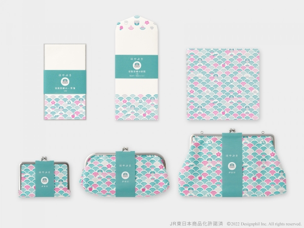JR東日本商事「新幹線イヤーグッズ」をデザインフィルが製作 ～「新幹線&times;和柄」をテーマに、「はやぶさ・こまち・かがやき」各地域のモチーフをデザイン～