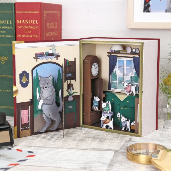 ジオラマブック（おおかみと七匹の子やぎ）