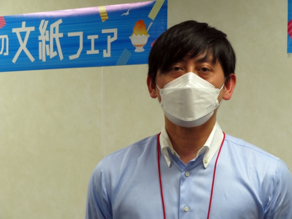 森田幹事は「新たな取り組みとして文具インフルエンサーの方を招待しています。是非、積極的に自社商品をアピールして欲しい」と出展メーカーに呼びかけた