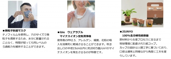 ■Feeling TAIWAN 地球環境や国際社会の持続可能性に貢献している台湾製品！