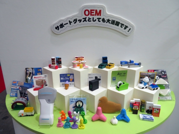 新商品の紹介に、売り上げアップの食玩に、景品やプレゼントなどさまざまなシーンで活躍するおもしろ消しゴム！イワコーのOEM提案